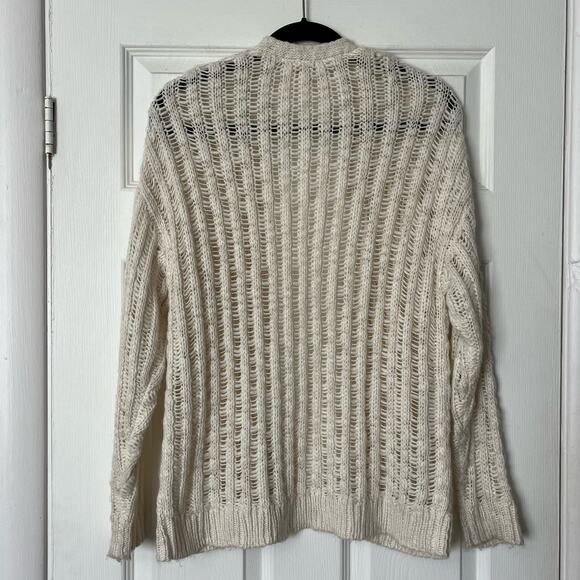 Sky & Sparrow Open Front Loose Knit Cardigan - Size M - Picture 5 of 5